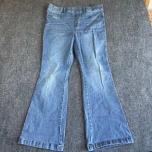 Gloria Vanderbilt Shape Effect High Rise Flare Jeans Blue 16S Pull On Stretch